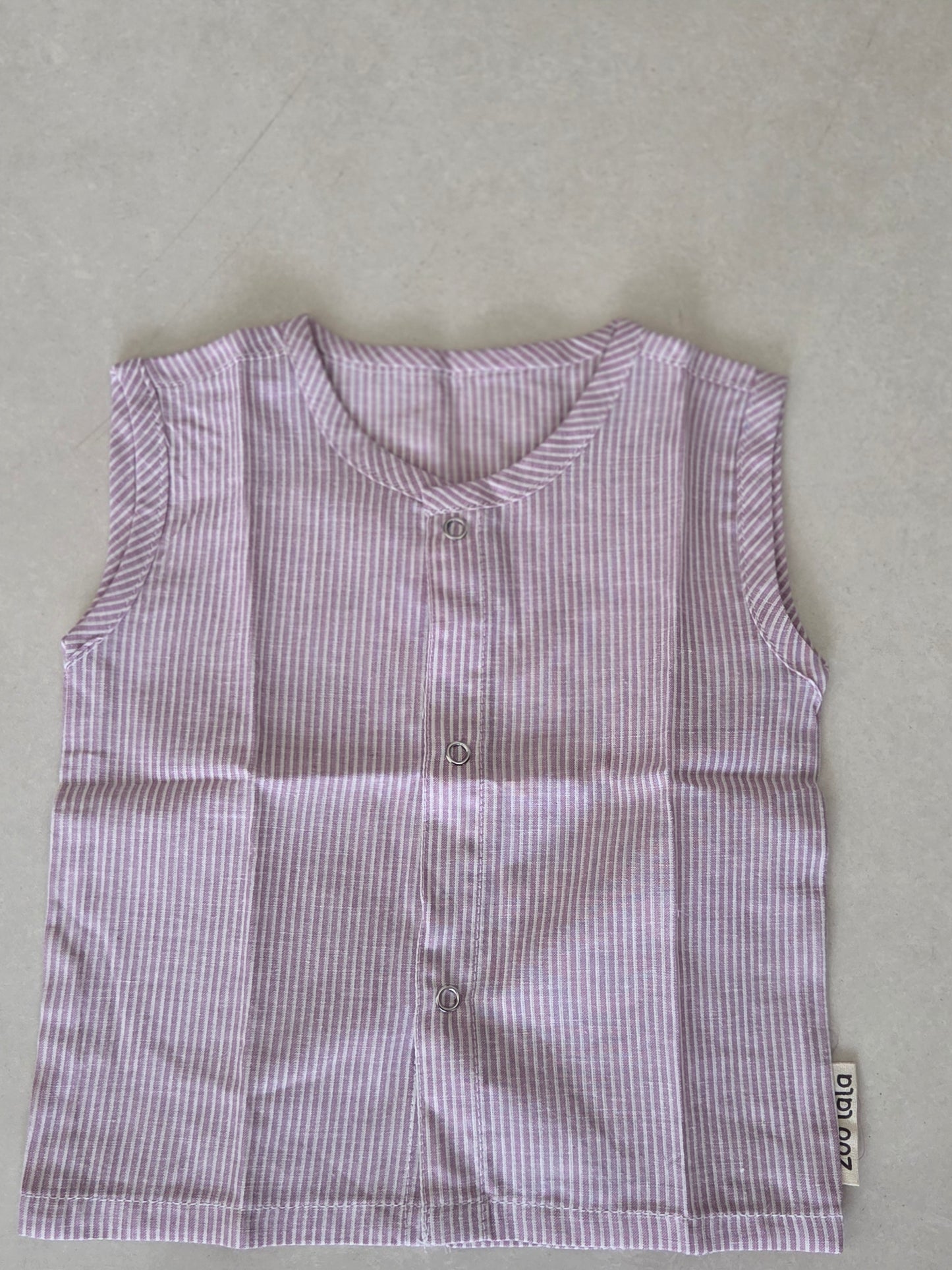 Violet stripes Handloom jabla