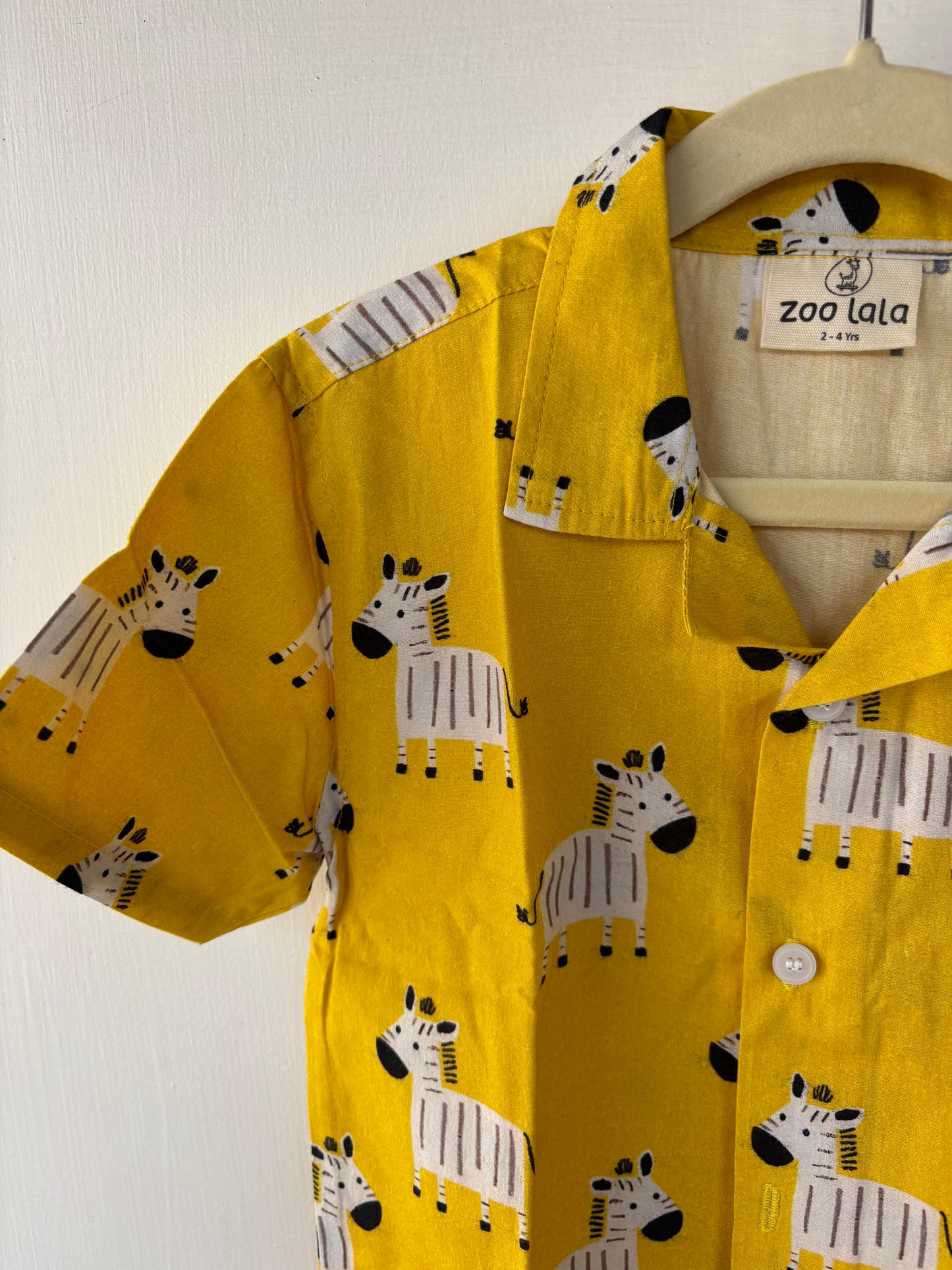 Unisex Kids Cotton Co-Ord Sets - Zebra