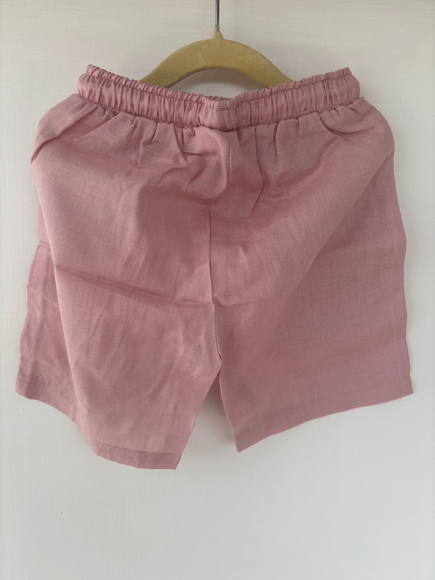 Linen Boys shorts pink
