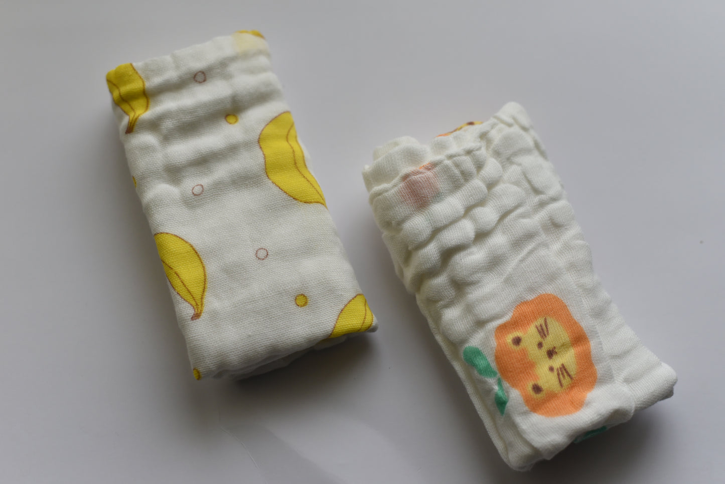 Muslin wipes/ burp cloth/ handkerchief- Pack of 2 (Copy)