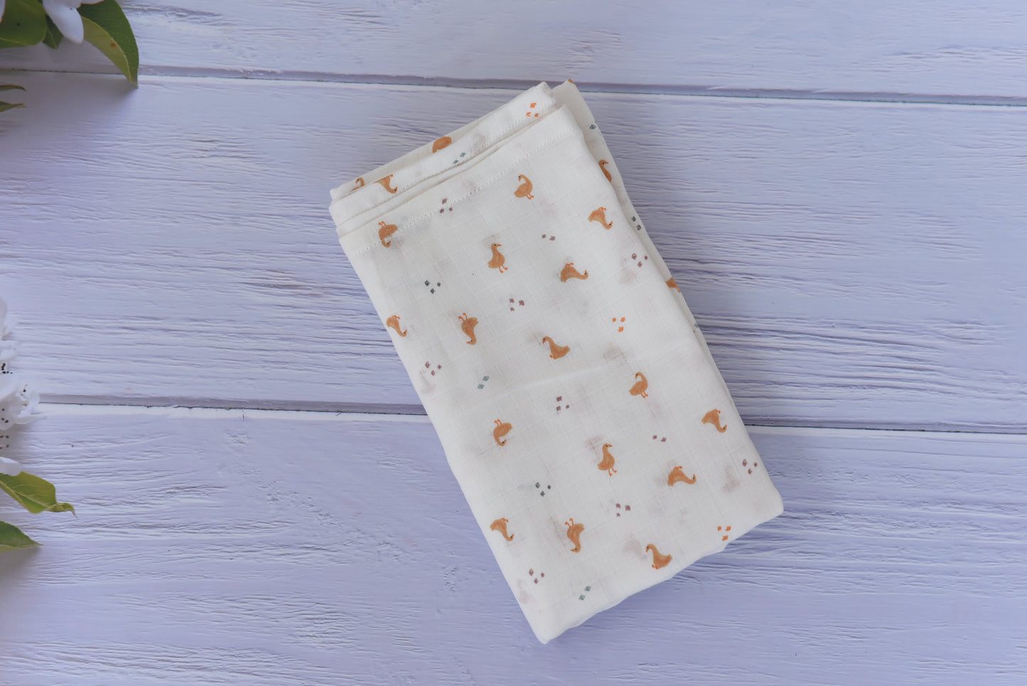 Muslin Swaddles- Duck