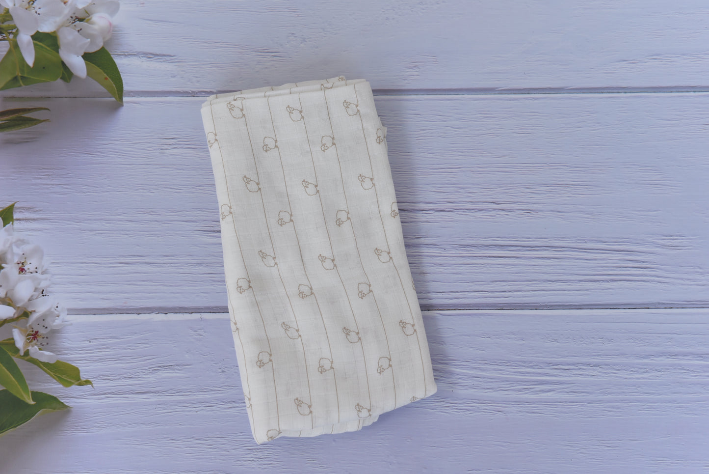 Muslin Swaddles- Sheep