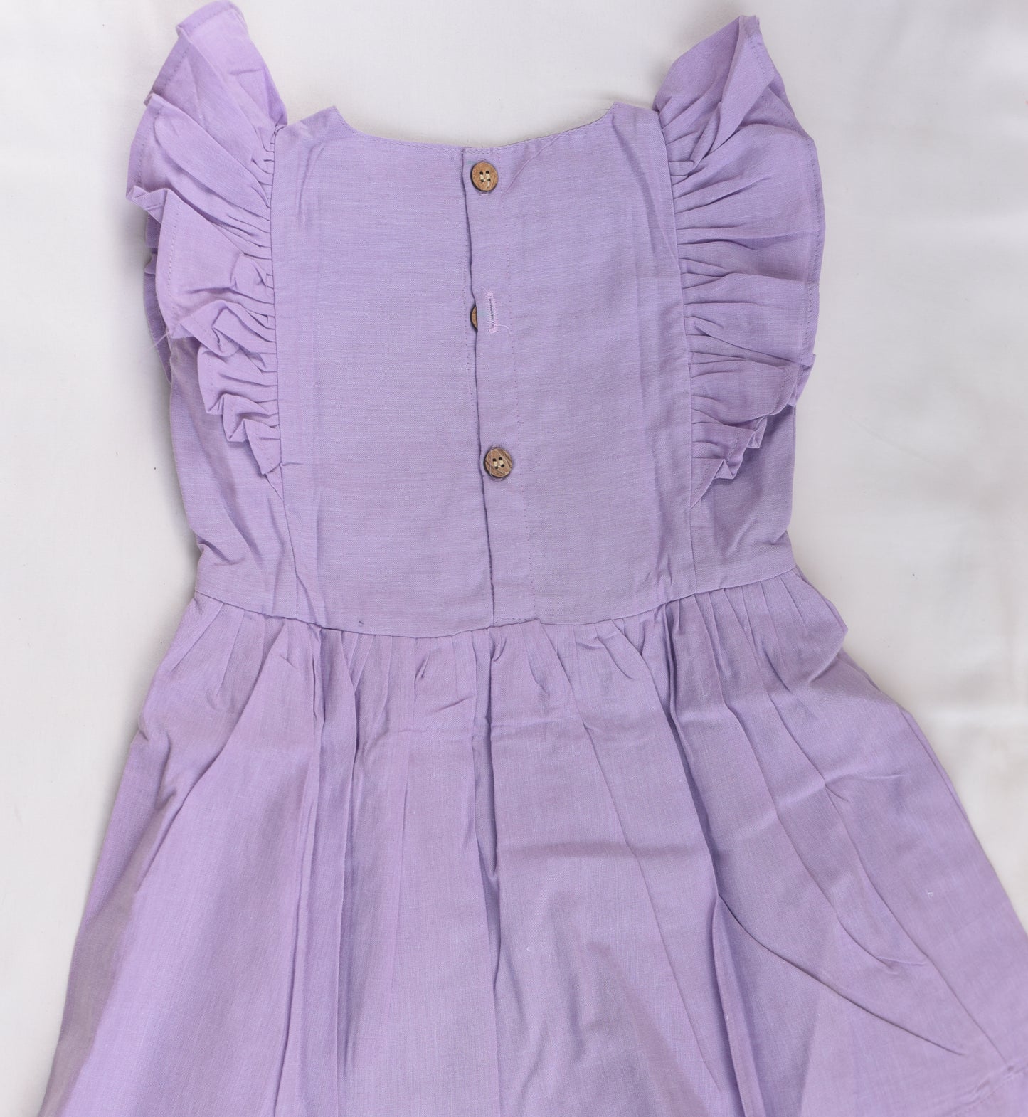 Embroidery dress for girls- Tulips