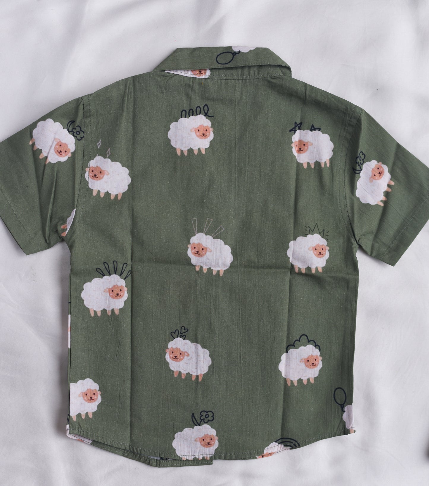 Unisex Kids Cotton Co-Ord Sets - Sheep