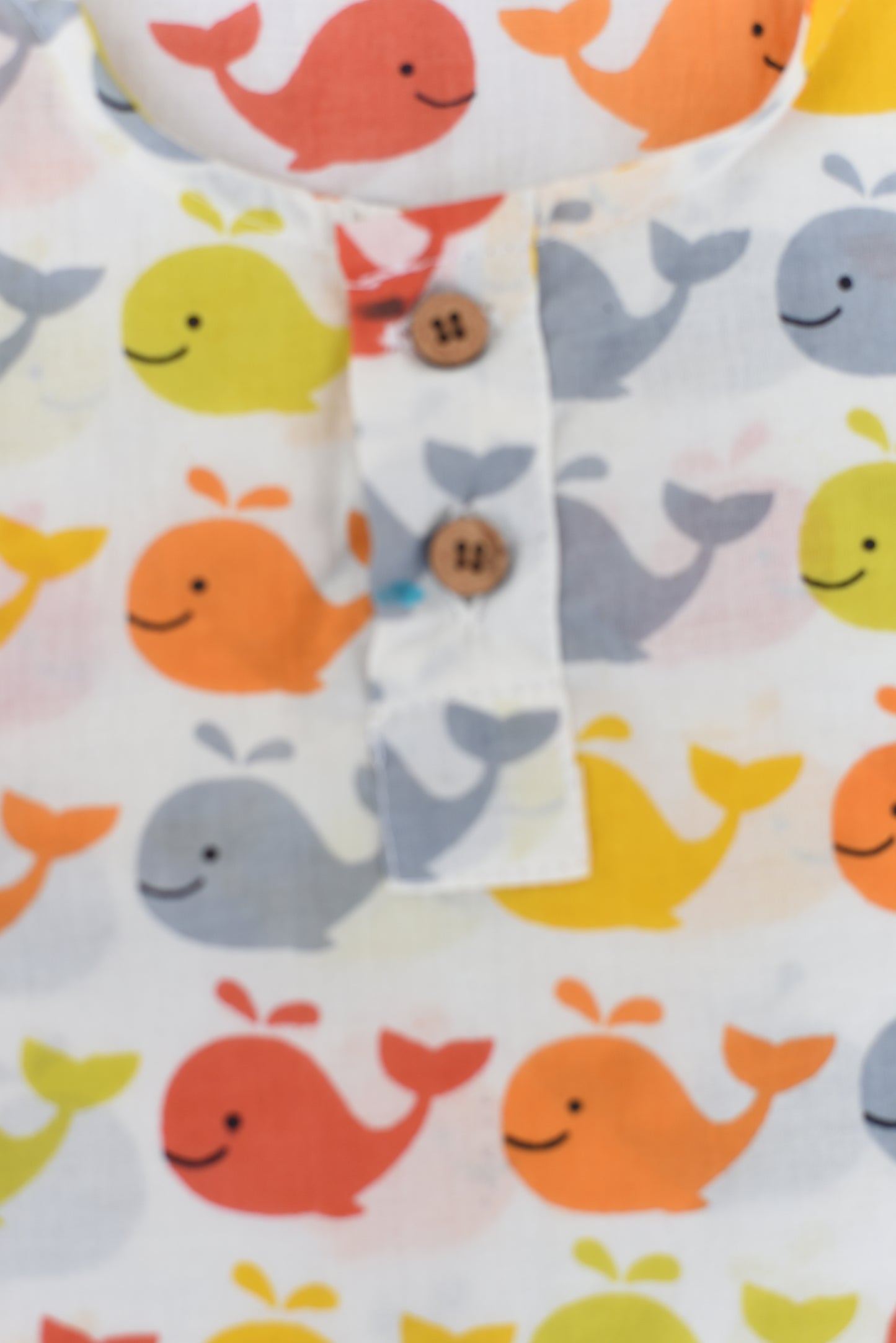Unisex Kids hand block co-ord sets-whale