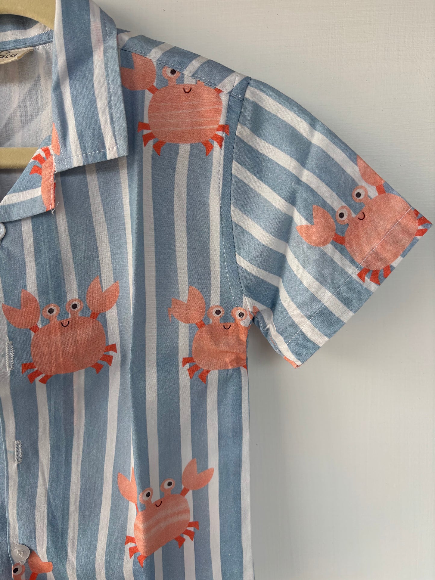 Unisex Kids Cotton Co-Ord Sets - Crab