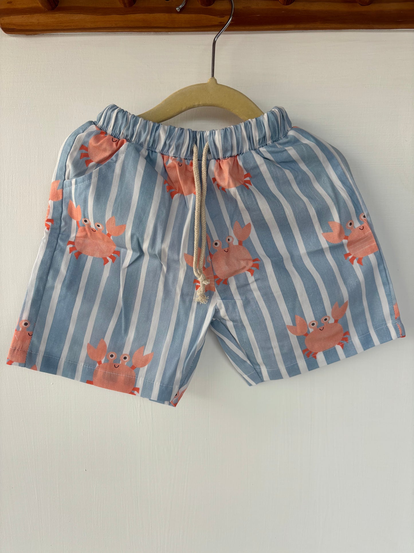 Unisex Kids Cotton Co-Ord Sets - Crab