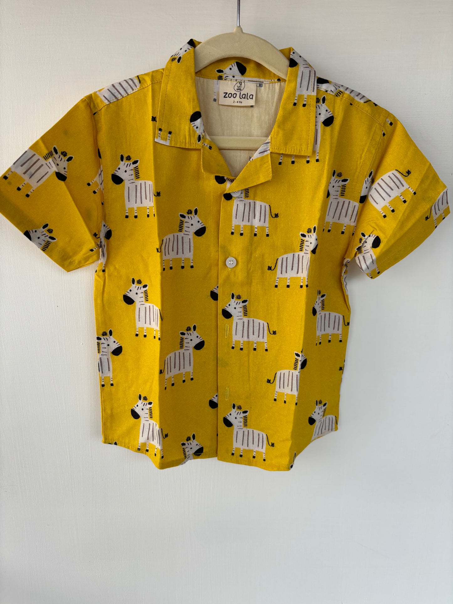 Unisex Kids Cotton Co-Ord Sets - Zebra