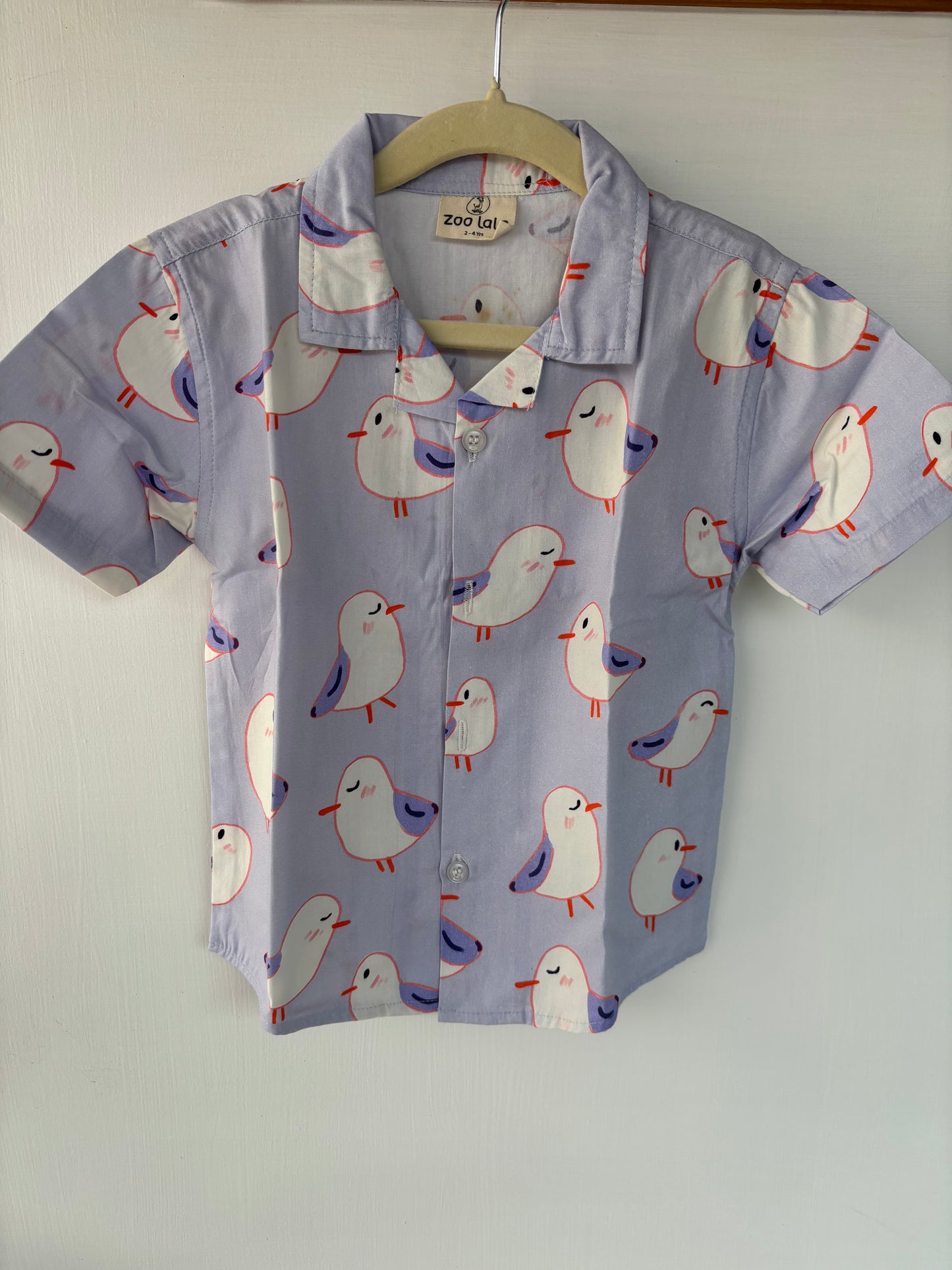 Unisex Kids Cotton Co-Ord Sets - Bird