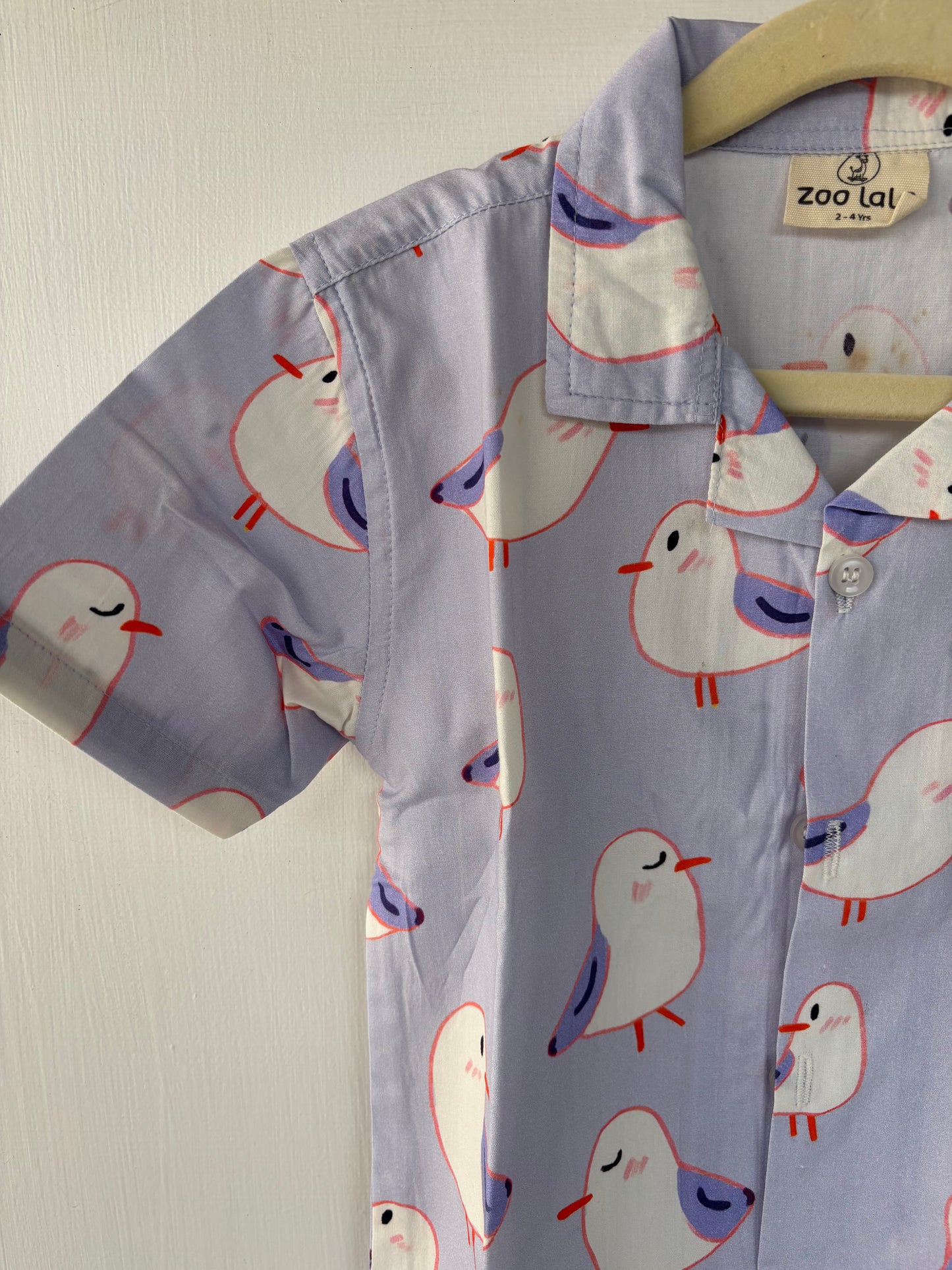 Unisex Kids Cotton Co-Ord Sets - Bird