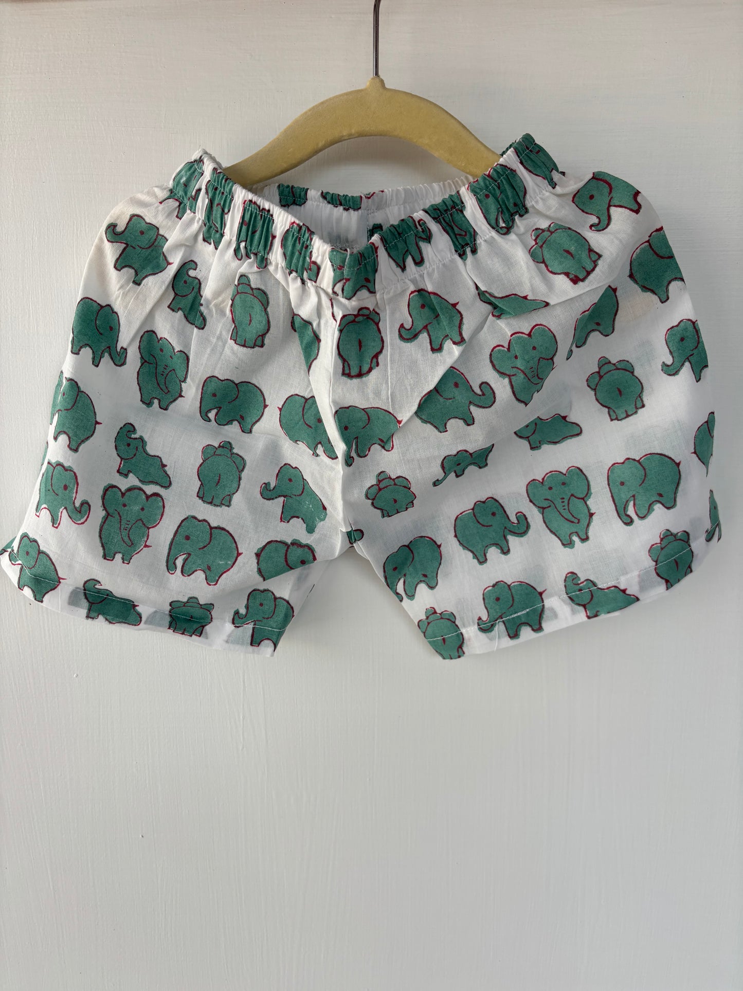 Unisex Kids hand block co-ord sets- Elephant