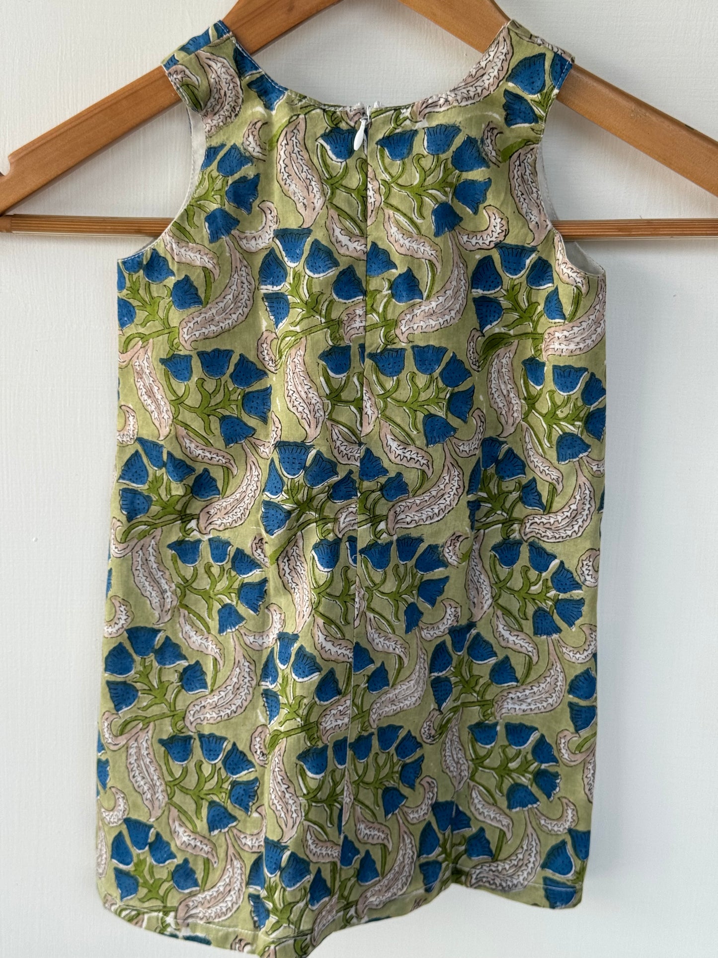 Girls A - line  Handblock frock