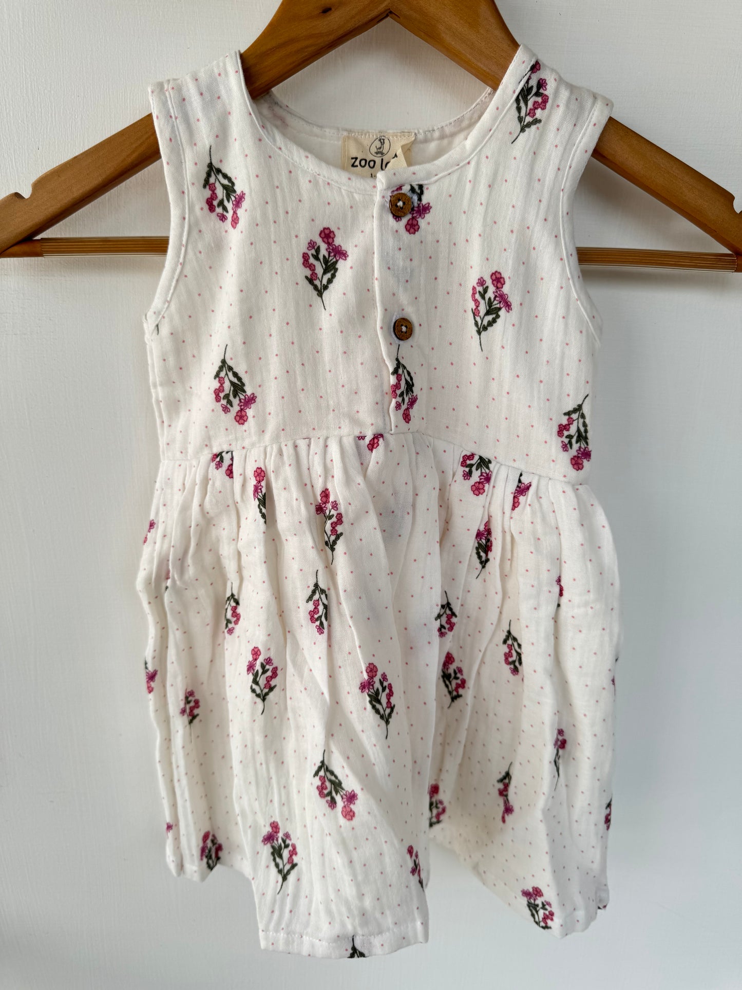 Soft Double Muslin floral frock