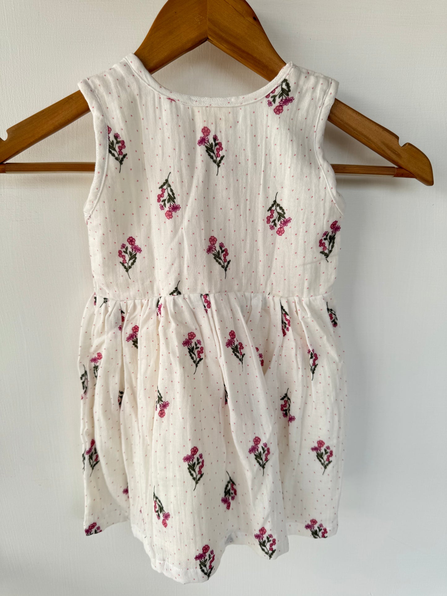 Soft Double Muslin floral frock