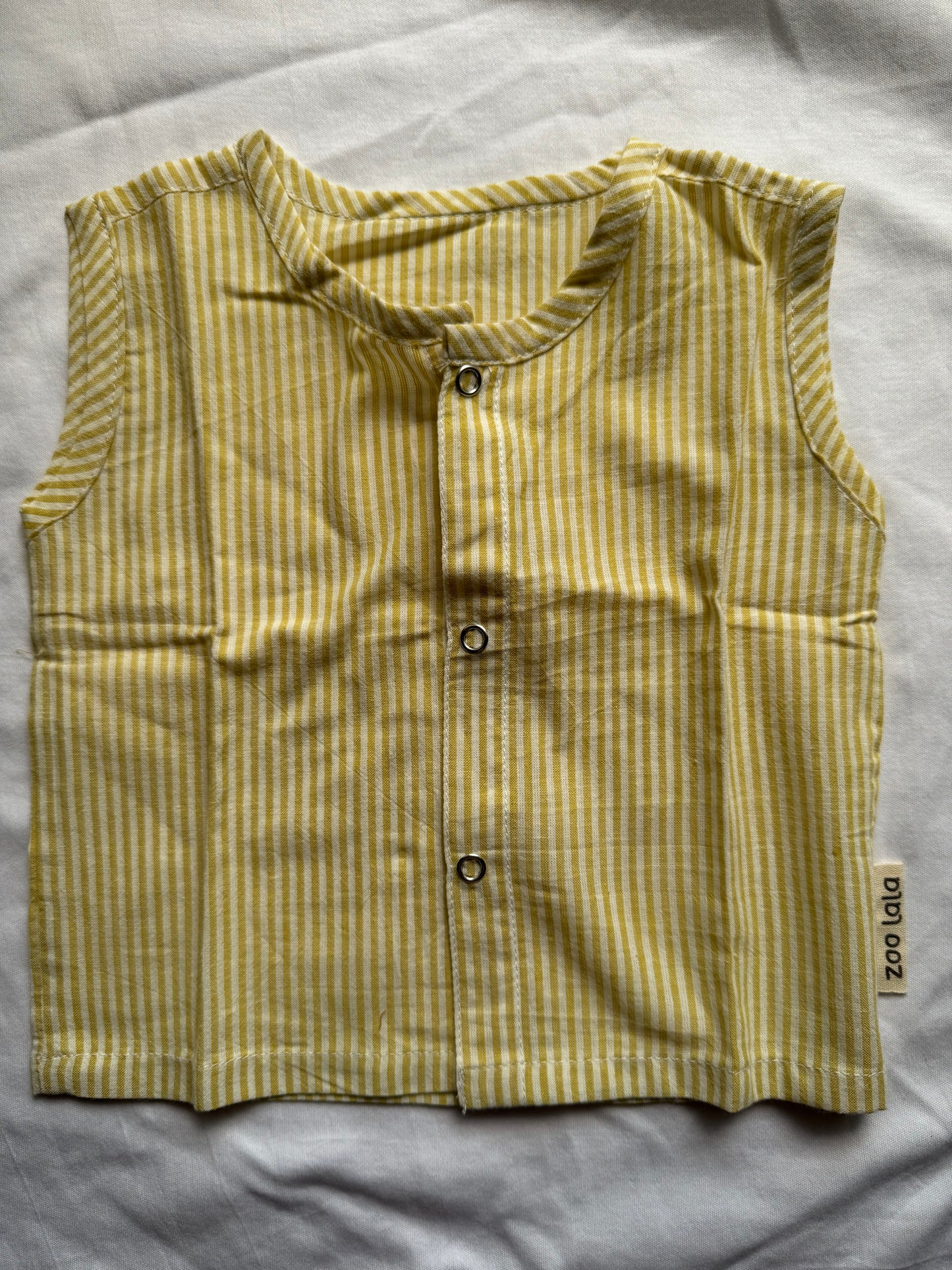 Yellow stripes Handloom jabla