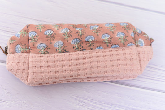 Travel pouch- Wine floral