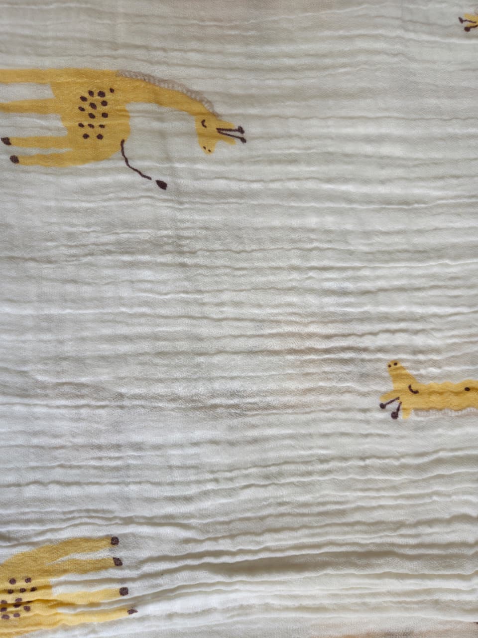 Double gauze muslin Kids towels- Giraffe